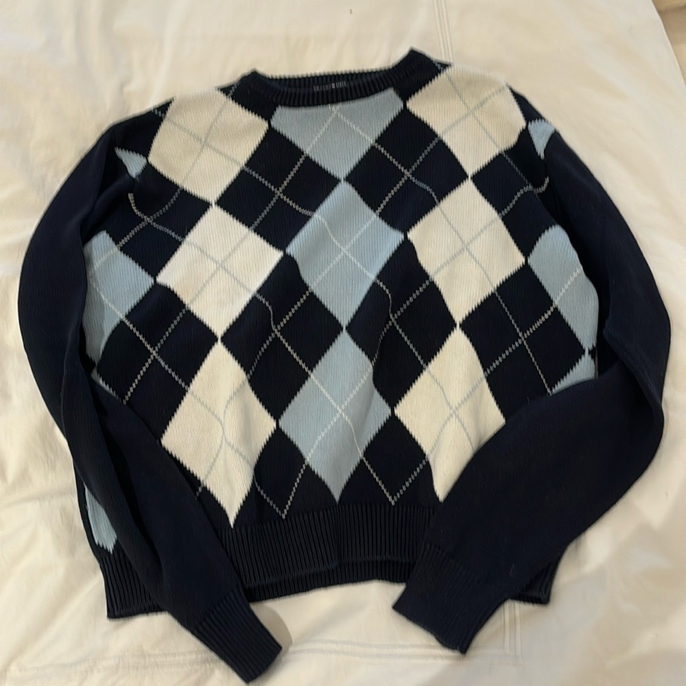 brandy argle sweater!! barley worn!! soo cute!